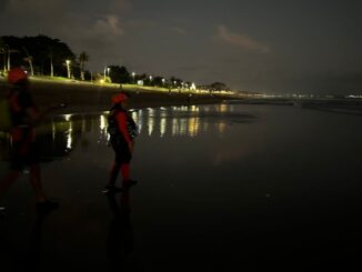 The beach lifeguards (Balawista) had already attempted to search for the victim in seminyak - IST