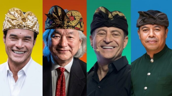 Roger Hamilton, Dr Michio Kaku, Peter Diamonds and Sadwika Salain - IST