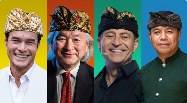 Roger Hamilton, Dr Michio Kaku, Peter Diamonds and Sadwika Salain - IST